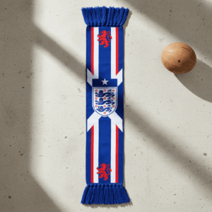 Global Soccer Event 2026 England Scarf Heritage Crest Design