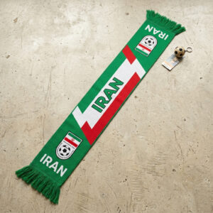 Global Soccer Event 2026 Iran Scarf Unique Diagonal Lines