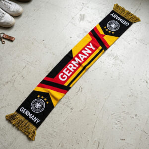 Global Soccer Event 2026 Germany Scarf Dynamic Chevron Pattern