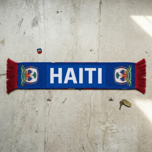 Global Soccer Event 2026 Haiti Scarf National Emblem Print