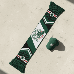 Mexico Scarf Global Soccer Event 2026 With Historic Eagle Crest Design