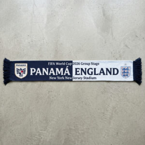 Global Soccer Event 2026 Panama Vs England Football Scarf Team Crests