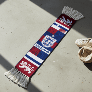 Global Soccer Event 2026 England Scarf Center Lion Crest