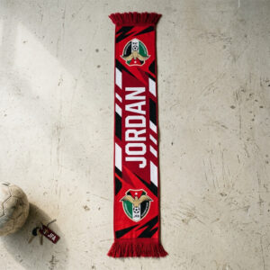 Jordan Scarf Global Soccer Event 2026 Official Team Crest Panel