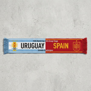 Global Soccer Event 2026 Uruguay Vs Spain Football Scarf Guadalajara Edition