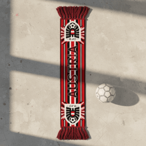 Global Soccer Event 2026 Austria Scarf Split Pattern Print