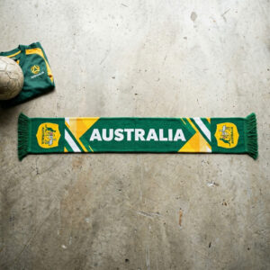 Global Soccer Event 2026 Australia Scarf Dual Sided Crests