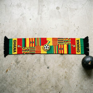 Global Soccer Event 2026 Ghana Scarf Adinkra Symbol