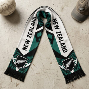 New Zealand Scarf Global Soccer Event 2026 Clear Silver Fern Branding