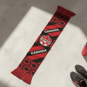 Global Soccer Event 2026 Canada Scarf Striking Graphic Look
