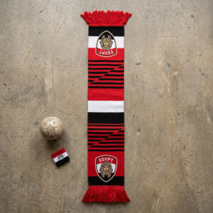 Global Soccer Event 2026 Egypt Scarf Bold Geometric Pattern