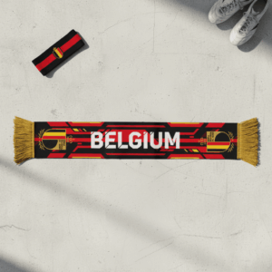 Global Soccer Event 2026 Belgium Scarf Official Team Colors