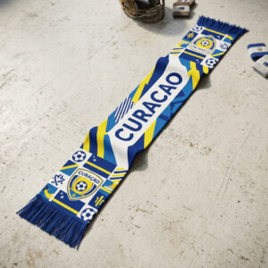 Global Soccer Event 2026 Curaçao Scarf Dual Crest Feature