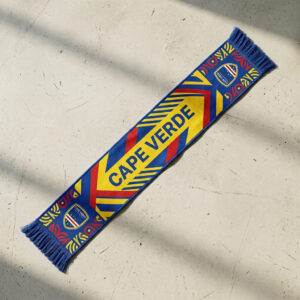 Global Soccer Event 2026 Cape Verde Scarf Vibrant Color Block