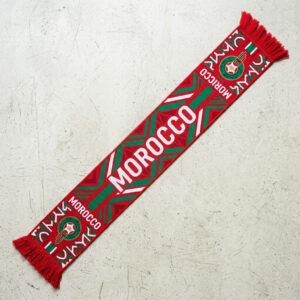 Morocco Scarf Global Soccer Event 2026 Premium Jacquard Fan Accessory