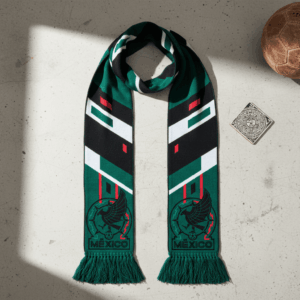 Mexico Scarf Global Soccer Event 2026 Featuring Bold Vertical Stripes