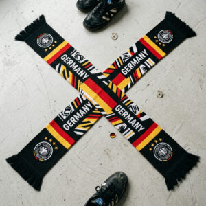 Global Soccer Event 2026 Germany Scarf Modern Geometric Split