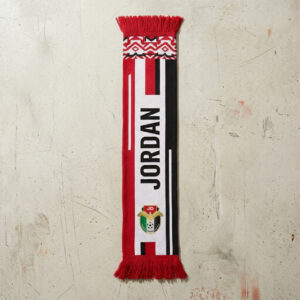Jordan Scarf Global Soccer Event 2026 With Intricate Top Graphic