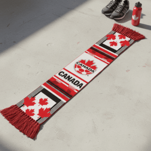 Global Soccer Event 2026 Canada Scarf Central Shield Design