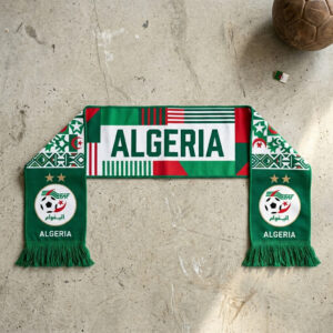Global Soccer Event 2026 Algeria Scarf Green White Red