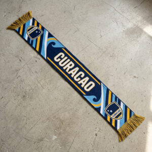 Global Soccer Event 2026 Curaçao Scarf Large Central Text