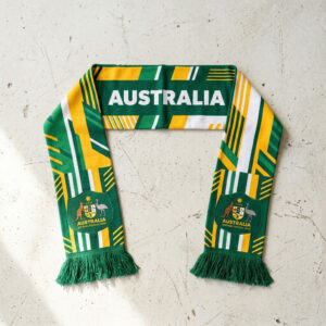 Global Soccer Event 2026 Australia Scarf Bold Stripe Accent