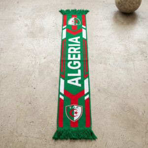 Global Soccer Event 2026 Algeria Scarf Modern Merch Look