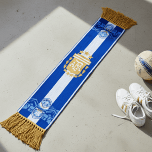 Global Soccer Event 2026 Argentina Scarf Blue Stripe Pattern