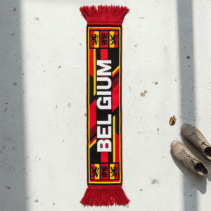 Global Soccer Event 2026 Belgium Scarf Large Text Design