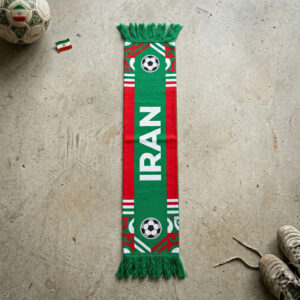 Global Soccer Event 2026 Iran Scarf Green White Red