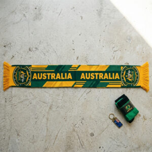 Global Soccer Event 2026 Australia Scarf National Color Split