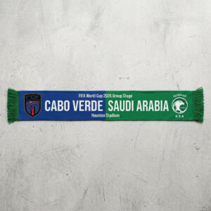 Global Soccer Event 2026 Cabo Verde Vs Saudi Arabia Football Scarf Team Graphics