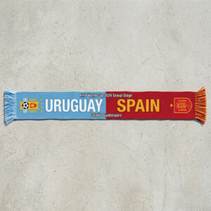 Global Soccer Event 2026 Uruguay Vs Spain Football Scarf