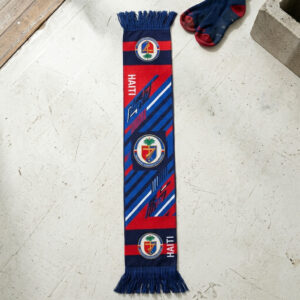 Global Soccer Event 2026 Haiti Scarf Classic Knitted Style