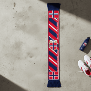 Norway Scarf Global Soccer Event 2026 Detailed Embroidered Crest Panel