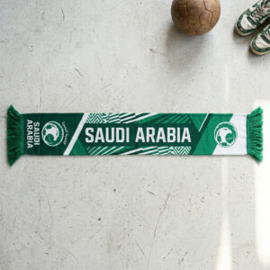Saudi Arabia Scarf Global Soccer Event 2026 Showcasing Modern Team Graphics