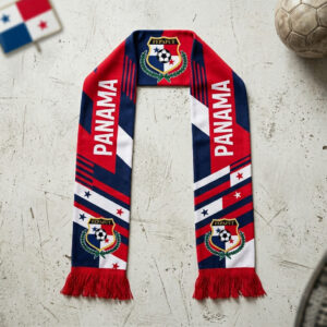 Panama Scarf Global Soccer Event 2026 Detailed Heritage Embroidery