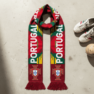 Portugal Scarf Global Soccer Event 2026 Premium Jacquard Knit Style