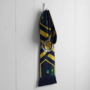 Scotland Scarf Global Soccer Event 2026 Geometric Color Block And Stripe Pattern