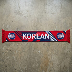 South Korea Scarf Global Soccer Event 2026 Classic Fan Scarf With Fringed Tassels