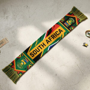 South Africa Scarf Global Soccer Event 2026 Modern Graphic Heritage Style
