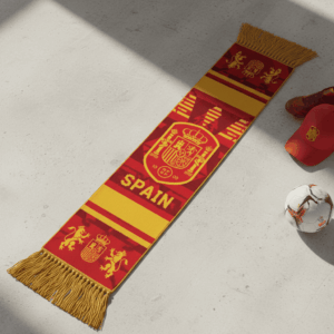 Spain Scarf Global Soccer Event 2026 Modern Fan Accessory Design