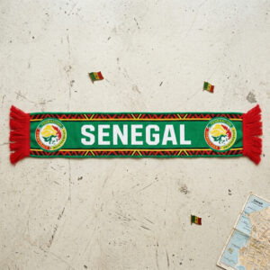 Senegal Scarf Global Soccer Event 2026 Ethnic Geometric Graphic Accents