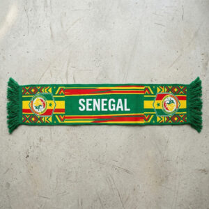 Senegal Scarf Global Soccer Event 2026 Striking White Central Typography