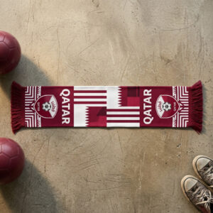 Qatar Scarf Global Soccer Event 2026 Distinctive National Color Panels