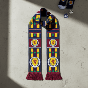 Scotland Scarf Global Soccer Event 2026 Fan Merchandise With Heritage Embroidery