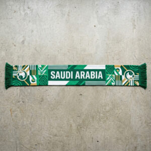 Saudi Arabia Scarf Global Soccer Event 2026 Premium Jacquard Knit Style