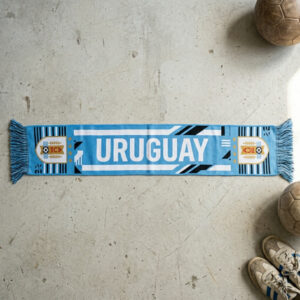 Uruguay Scarf Global Soccer Event 2026 For Charrúa Supporters With Four Star Pride