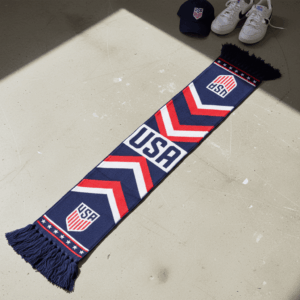 USA Scarf Global Soccer Event 2026 Premium Knit With Central USA Block Lettering
