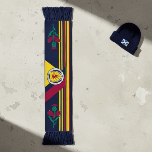 Scotland Scarf Global Soccer Event 2026 Featuring Thistle And Lion Rampant Design